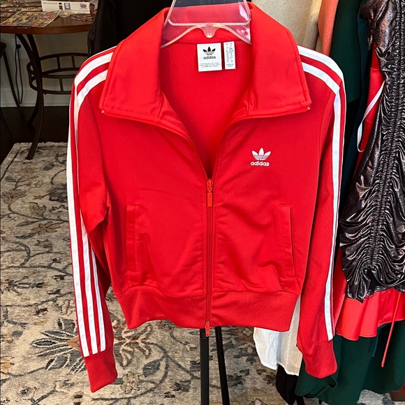 adidas Jackets & Blazers - Adidas Women's Red Bomber Jacket